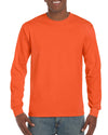 Gildan Mens Ultra Cotton Long Sleeve T-Shirt, XL, Sport Grey