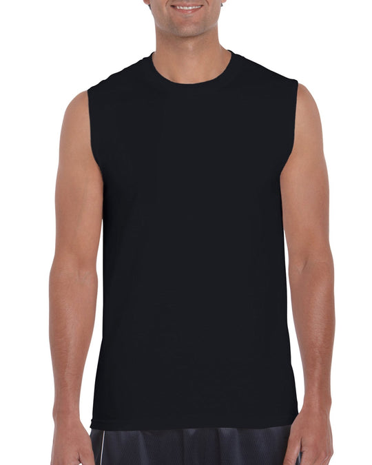 Gildan Mens Ultra Cotton Sleeveless T-Shirt