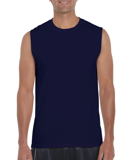 Gildan Mens Ultra Cotton Sleeveless T-Shirt