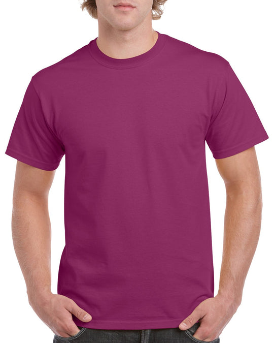 Gildan Mens Heavy Cotton T-Shirt, XL, Lilac