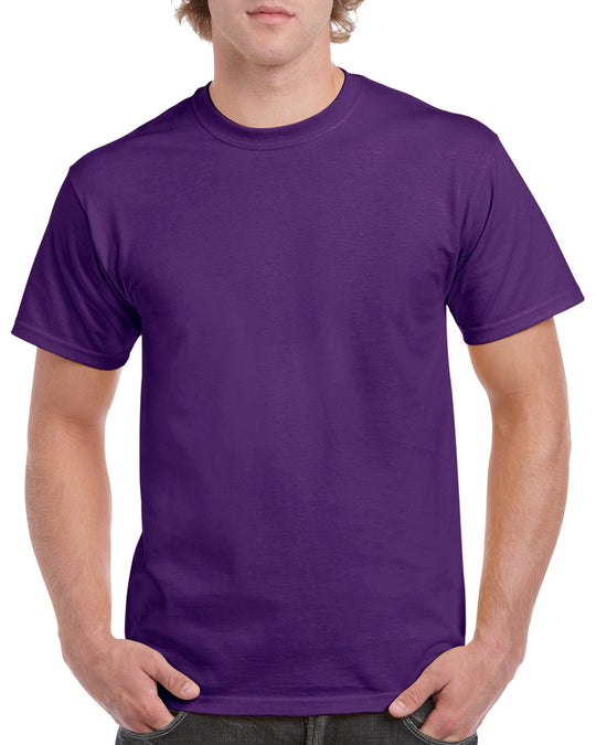 Gildan Mens Heavy Cotton T-Shirt, XL, Lilac