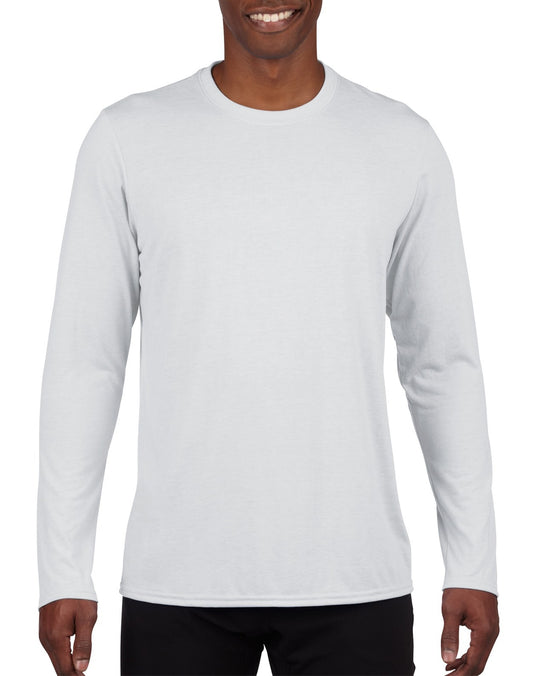 Gildan Mens Performance Long Sleeve T-Shirt, XL, Navy