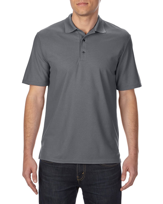 Gildan Mens Performance Double Piqué Sport Shirt, XL, Navy