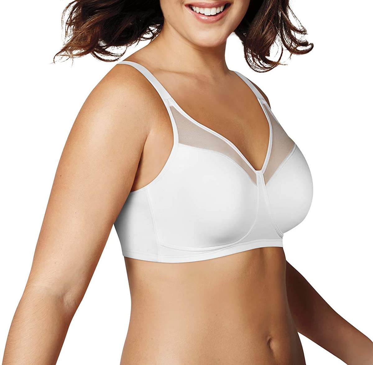 US4697 - Playtex Womens Smoothing Wirefree Minimizer Bra