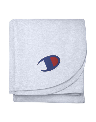 Champion Accessories Reverse Weave Blanket, One Size, Silver Grey