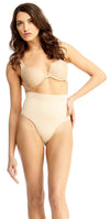 SlimMe By MeMoi womens Basic Control High Waisted Thong
