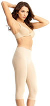 SlimMe By MeMoi womens Basic Control High Waisted Capri Shaper