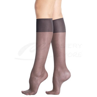 Hanes Silk Reflections Plus Knee Highs Enhanced Toe 2 pair pack