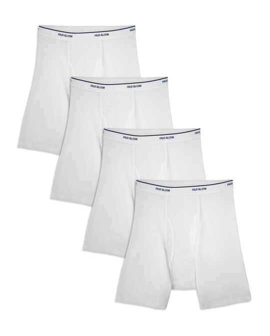 Fruit Of The Loom Mens Coolzone Extended Sizes Boxer Briefs 4 Pack