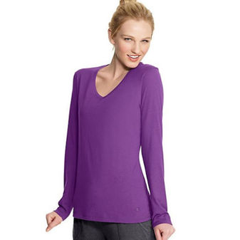 Champion Women`s Authentic Jersey Long Sleeve Tee