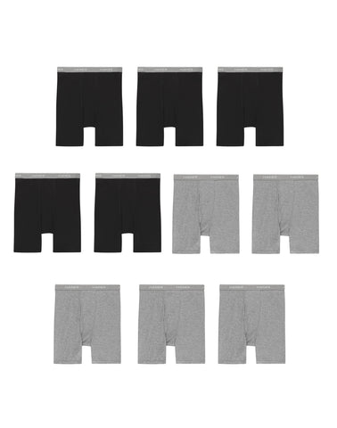 Hanes Men's Tagless® Boxer Briefs 10-Pack