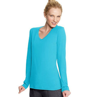 Champion Women`s Authentic Jersey Long Sleeve Tee