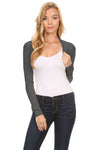 Simlu Long Sleeve Bolero Shrugs