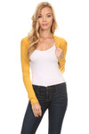 Simlu Long Sleeve Bolero Shrugs