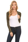 Simlu Long Sleeve Bolero Shrugs