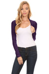 Simlu Long Sleeve Bolero Shrugs