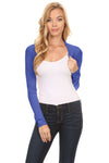 Simlu Long Sleeve Bolero Shrugs