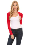 Simlu Long Sleeve Bolero Shrugs