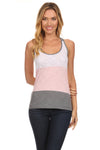 Women's Colorblock Racerback Tank Top
