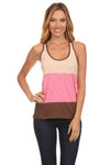 Women's Colorblock Racerback Tank Top