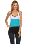 Women's Colorblock Racerback Tank Top
