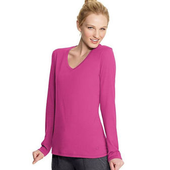 Champion Women`s Authentic Jersey Long Sleeve Tee