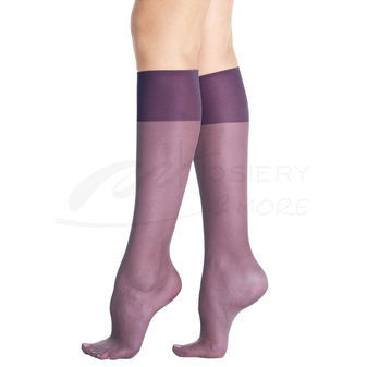 Hanes Silk Reflections Plus Knee Highs Enhanced Toe 2 pair pack