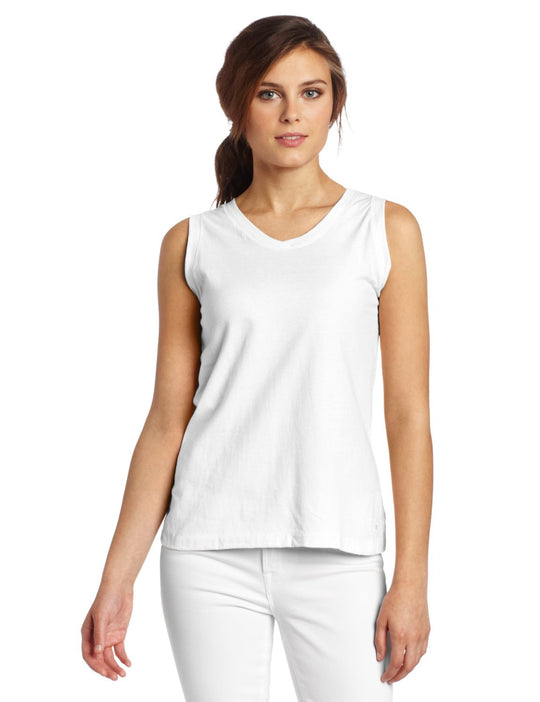 Champion Women's Favorite Cotton V-Neck Tank Top