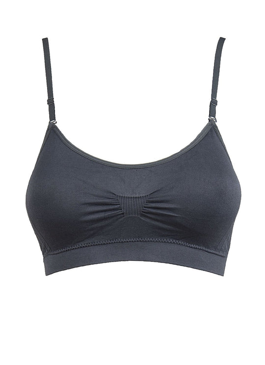 Coobie Women's Seamless Wirefree Scoopneck Bra