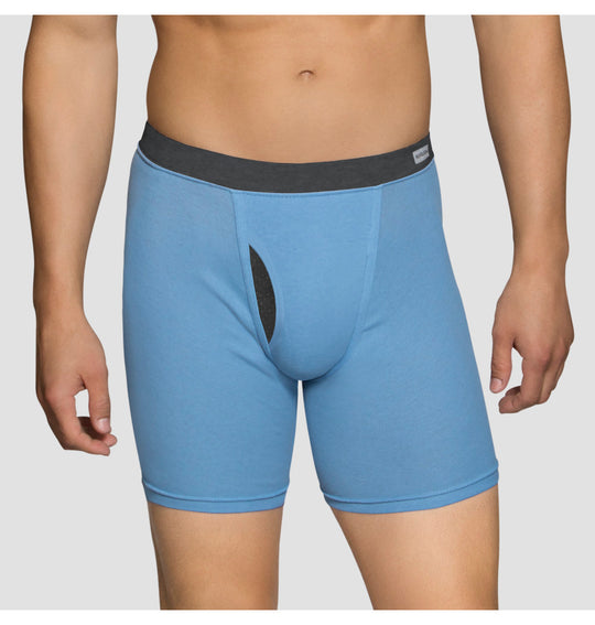 Fruit Of The Loom Mens Coolzone Covered Waistband Boxer Brief 5 Pack, XL